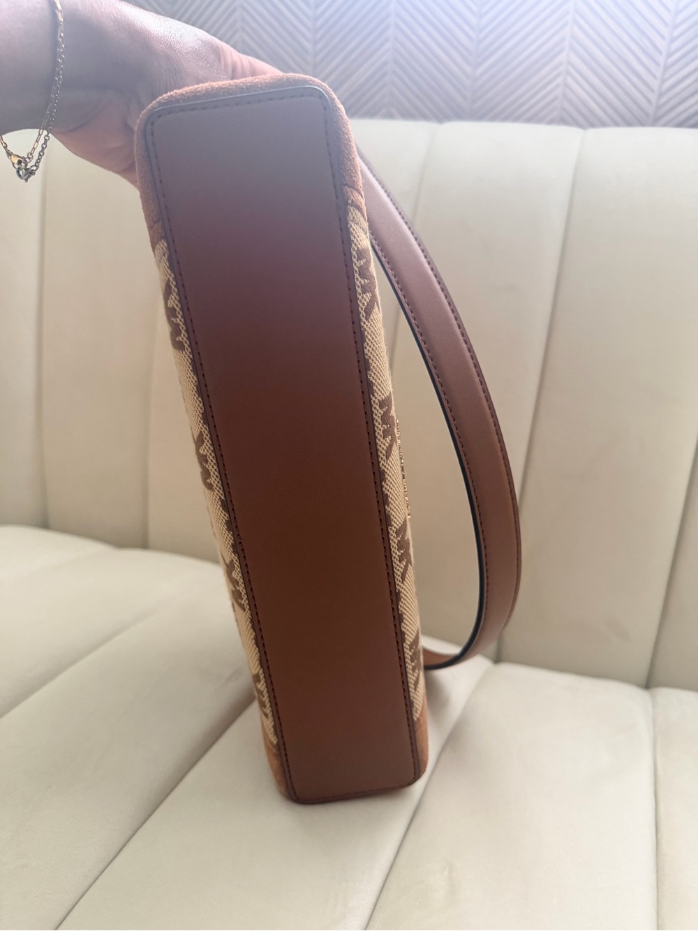 Michael Kors Suede Shoulder Bag - Picture 5 of 5